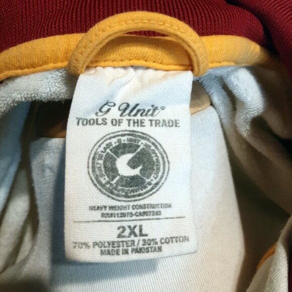 VINTAGE Y2K G Unit Jacket XXL 2XL Heavy weight Formula 50 Cent Gold logo Zip Up - Picture 5 of 9
